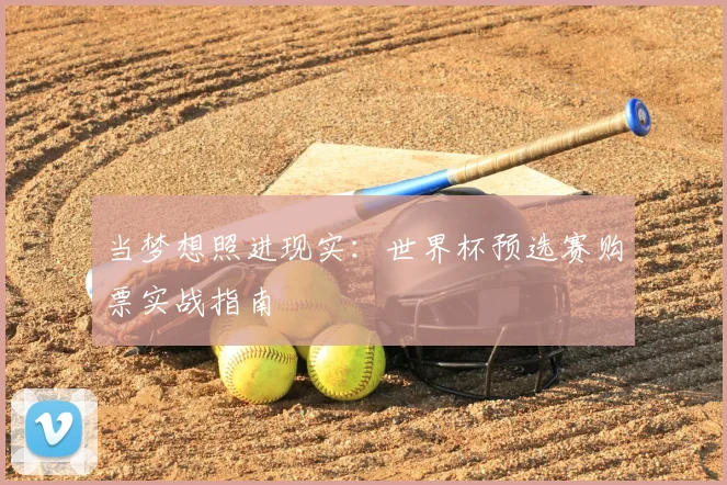 当梦想照进现实:世界杯预选赛购票实战指南