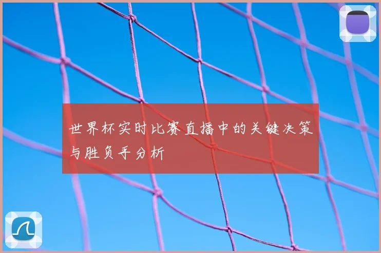 世界杯实时比赛直播中的关键决策与胜负手分析