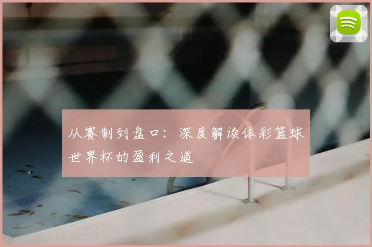 从赛制到盘口:深度解读体彩篮球世界杯的盈利之道